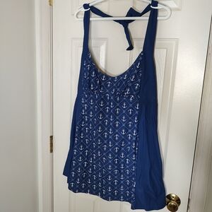 Nautical Anchor Print Women's Swimsuit